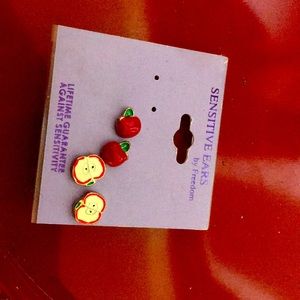 Apple earrings